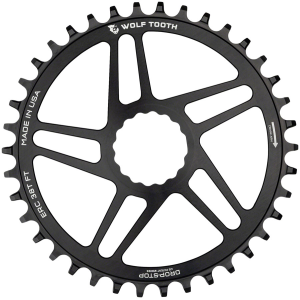 N+1 Bikes Wolf Tooth Direct Mount Chainring - 42t RaceFace CINCH Direct Mount Drop-Stop B 10/11/12-Speed Eagle Flattop Compatible BLK - $94.95 at N+1 Bikes