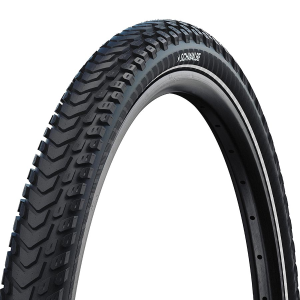 N+1 Bikes Schwalbe Marathon Mondial Hybrid Tire 700x50C Folding Clincher Addix V-Guard 67TPI Black - $91.00 at N+1 Bikes