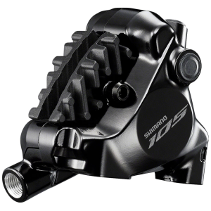 N+1 Bikes Shimano 105 BR-R7170 Road Hydraulic Disc Brake Caliper - Rear Front Front use requires adapter-Sold separately Flat Mount Resin Pad - $90.00 at N+1 Bikes