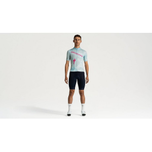 N+1 Bikes Specialized Sbc Foundation Graphic Jersey Ss Men Sea Foam/Rebel Pink Focal S - $59.99 at N+1 Bikes