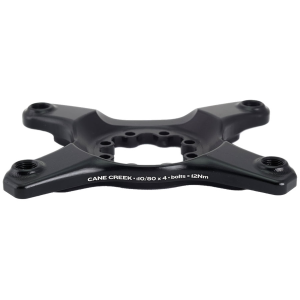 Cane Creek eeWings Chainring Spider - 4-Bolt 110 80 Asymmetric BCD 8-Bolt Mount Type Shimano GRX 1x 2x Systems BLK