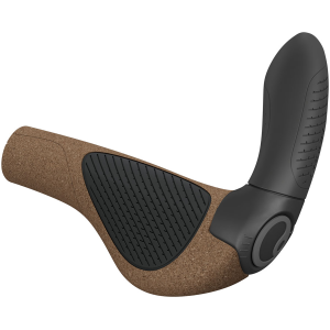 N+1 Bikes Ergon GP4 Evo BioKork Grips - Lock-On Small Black/Tan - $89.95 at N+1 Bikes