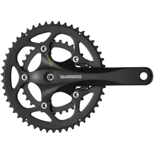 N+1 Bikes Shimano FC-R345-L Crankset - 175mm 9-Speed 50/34t 5-bolt / 110 BCD Octalink V2 Spindle Interface BLK - $76.17 at N+1 Bikes