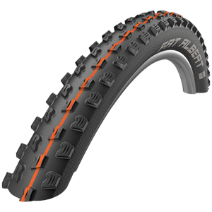 N+1 Bikes Schwalbe Fat Albert Front Tire - 27.5 x 2.35 Tubeless Folding BLK Evolution Addix Soft Snakeskin - $80.86 at N+1 Bikes