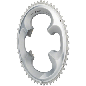 N+1 Bikes Shimano 105 FC-R7000 50t 4x110 bcd Asymmetric Chainring Silver - $91.35 at N+1 Bikes