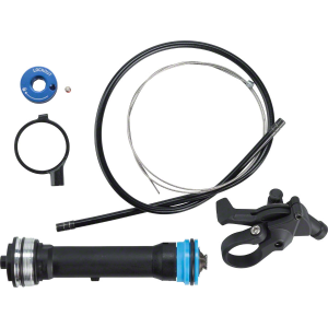 RockShox Remote Upgrade Kit TurnKey 17mm Includes Remote Comp. Damper PopLoc Right 32mm Sektor Silver/XC32/Recon Silver B1