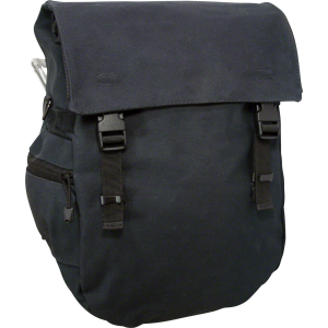 N+1 Bikes Banjo Brothers Minnehaha Waterproof Canvas Pannier: Black - $84.99 at N+1 Bikes