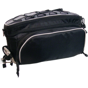 Banjo Brothers Expanding Rack Top Pannier Bag - Black