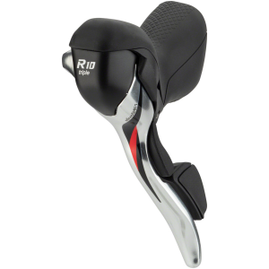 microSHIFT R10 Left Drop Bar Shift Lever Triple Shimano Compatible Silver