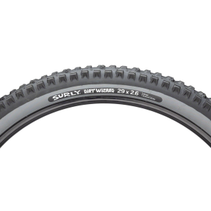 N+1 Bikes Surly Dirt Wizard Tire - 29 x 2.6 Tubeless Folding Black/Slate 60 tpi - $78.00 at N+1 Bikes