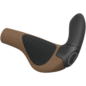 N+1 Bikes Ergon GP3 Evo BioKork Grips - Lock-On Small Black/Tan - $77.95 at N+1 Bikes
