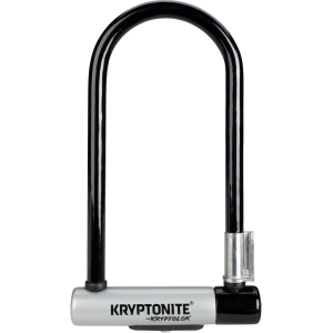 Kryptonite KryptoLok U-Lock - 4 x 9" Keyed Black Includes bracket