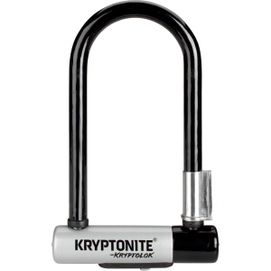 Kryptonite KryptoLok U-Lock - 3.25 x 7" Keyed Black Includes bracket
