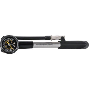 Topeak Pocketshock DXG Pump: Black/Silver