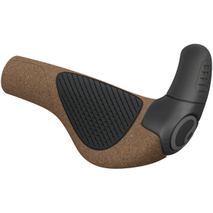 N+1 Bikes Ergon GP2 Evo BioKork Grips - Lock-On Small Black/Tan - $67.45 at N+1 Bikes