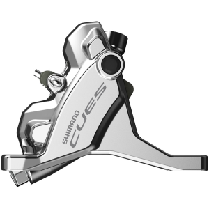 N+1 Bikes Shimano CUES BR-U6030F Hydraulic Disc Brake Caliper - Front Flat Mount Resin Pad Silver - $65.00 at N+1 Bikes