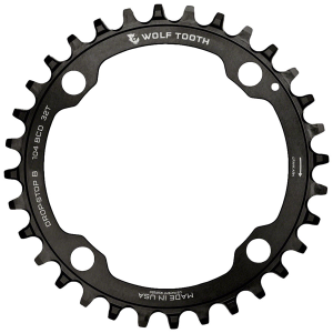 N+1 Bikes Wolf Tooth 104 BCD Chainring - 32t 104 BCD 4-Bolt Drop-Stop B Black - $64.95 at N+1 Bikes