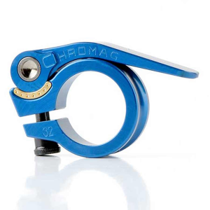 N+1 Bikes Chromag Seatpost clamp with QR 35mm Blue - $61.00 at N+1 Bikes