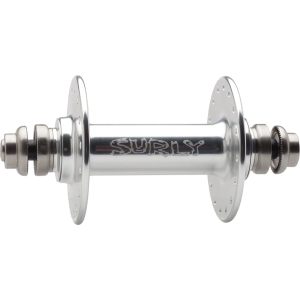 Surly Ultra New Non-Disc Front Hub - 9 x 1 x 100mm Rim Brake Silver 32h