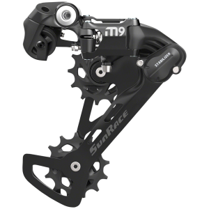 N+1 Bikes SunRace M900 Rear Derailleur - 9-Speed Medium Cage Black - $63.86 at N+1 Bikes