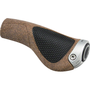 N+1 Bikes Ergon GP1 BioKork Grips - Lock-On Small Black/Tan - $54.95 at N+1 Bikes