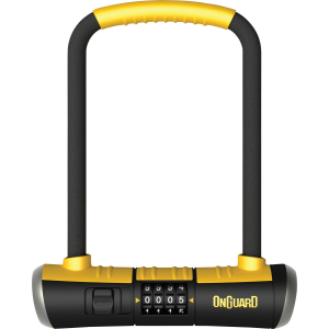 N+1 Bikes OnGuard BullDog Series U-Lock - 4.5 x 9" Combination BLK/YLW Includes bracket - $54.95 at N+1 Bikes