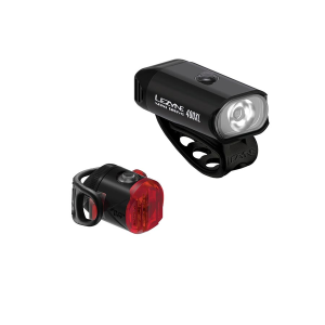 N+1 Bikes Lezyne Mini Drive 400XL / Femto USB Light Front and Rear Black Set - $51.49 at N+1 Bikes