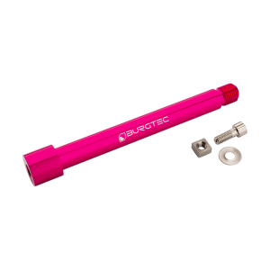 N+1 Bikes Burgtec Fox Fork 2021+ Axle 15x110mm Toxic Barbie Pink - $51.59 at N+1 Bikes