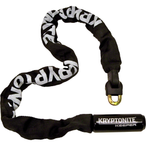 Kryptonite Keeper 785 Integrated Chain Lock - 85cm (2.8') 7mm Keyed Black