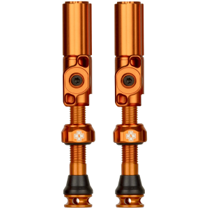 Muc-Off Big Bore Hyrid Tubeless Valve Stems - Medium 35mm Orange