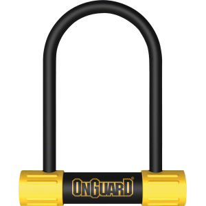 N+1 Bikes OnGuard BullDog Series U-Lock - 3.5 x 5.5" Keyed BLK/YLW Includes bracket - $49.95 at N+1 Bikes
