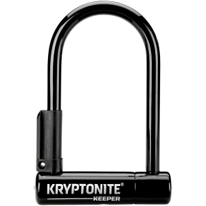 Kryptonite Keeper U-Lock - 3.25 x 6" Keyed Black Includes bracket