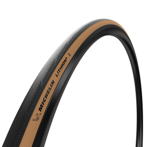 N+1 Bikes Michelin Lithion 4 Classic TS Road Tire 700x25C Folding Clincher MAGI-X Tanwall - $46.99 at N+1 Bikes
