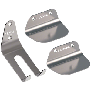 Lezyne Stainless Pedal Bike Storage Hook - Silver