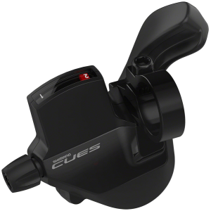 N+1 Bikes Shimano CUES SL-U6000-L Shifter - Left 2-Speed Rapidfire Plus Mono Optical Gear Display BLK - $37.76 at N+1 Bikes
