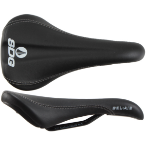 N+1 Bikes SDG Bel-Air RL Saddle Steel Rail Black/Black - $38.99 at N+1 Bikes