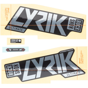 N+1 Bikes RockShox Fork Decal Kit - Lyrik Ultimate 27/29" Polar Foil for Gloss Black - $40.00 at N+1 Bikes
