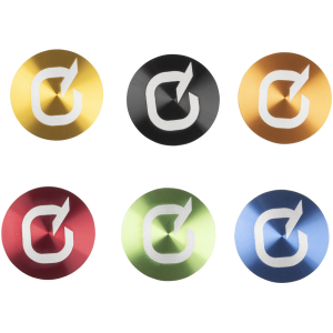 N+1 Bikes Quarq Battery Colored Decals - Black Grey Red Blue Orange Green and Yellow - $40.00 at N+1 Bikes