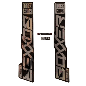 N+1 Bikes RockShox BoXXer Ultimate Decal Kit Gloss Polar for Gloss Black Lowers - $40.00 at N+1 Bikes