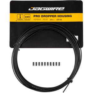 N+1 Bikes Jagwire 3mm Pro Dropper Housing - Slick-Lube Liner 10M Roll Black - $39.99 at N+1 Bikes