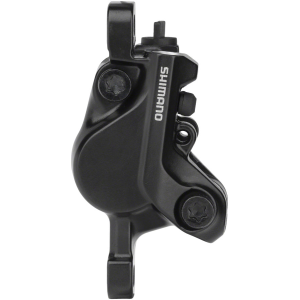 Shimano BR-MT500 Disc Brake Caliper - 2-piston Post Mount Resin Pads Front Rear BLK