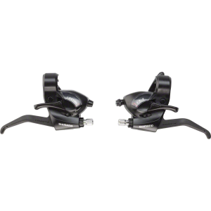 Shimano ST-EF41 3x7-Speed Brake/Shift Lever Set Black