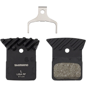 N+1 Bikes Shimano L05A-RF Disc Brake Pad Spring - Resin Compound Finned Alloy Back Plate One Pair - $37.00 at N+1 Bikes
