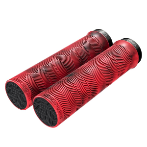 N+1 Bikes Truvativ Descendant Single Locking Grips 133mm Red/Blood Red Pair - $35.00 at N+1 Bikes