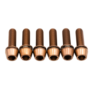 Better Bolts Race Face Turbine R Stem Bolts Kit Copper 6/Count