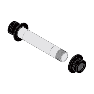 N+1 Bikes ENVE INDR Axle & Endcap Kit Front QR 100-4006-126 - $35.00 at N+1 Bikes