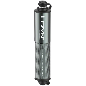 Lezyne Pocket Drive HV Frame Pump - Gloss Lite Gray