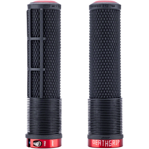 N+1 Bikes DMR DeathGrip 2 Race Edition Grips - Thick Lock-On Black Flangeless - $34.99 at N+1 Bikes