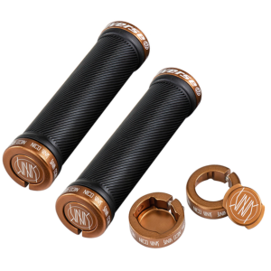 N+1 Bikes Reverse Nico Vink Lock-On Grips 30mm Black/Copper - $34.99 at N+1 Bikes