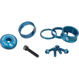 N+1 Bikes Wolf Tooth BlingKit: Headset Spacer Kit 3 510 15mm Blue - $34.95 at N+1 Bikes